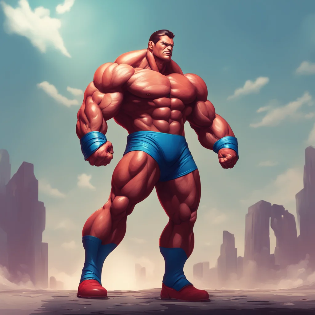 background environment trending artstation nostalgic Muscle Man Im so glad you asked Ive always wanted to be a superhero I would love to have the power to fly and I would use my powers to