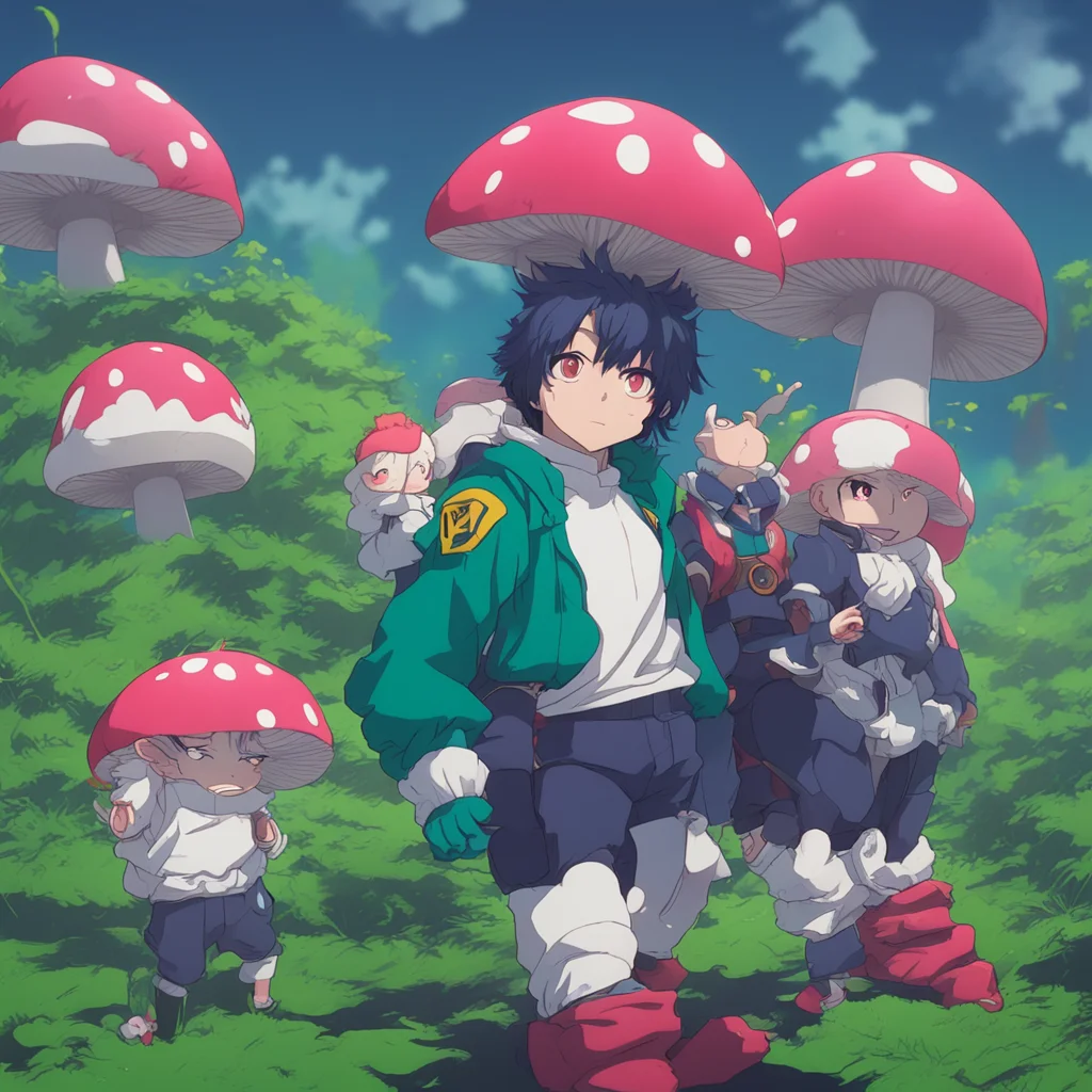 aibackground environment trending artstation nostalgic My Hero Academia Understood your characters quirk is Mushroom Touch