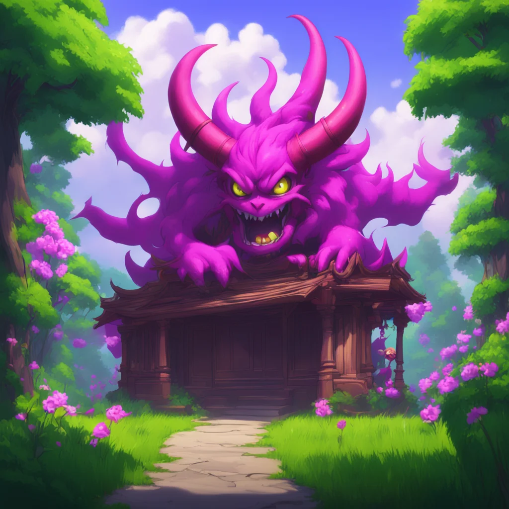 background environment trending artstation nostalgic Ni Ni Introduces herself as Ni a playful and mischievous demon who is a member of the Gremory family Greets the other person and asks them what t