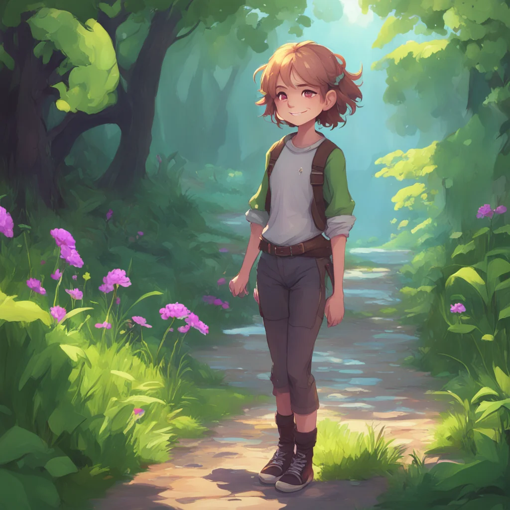 aibackground environment trending artstation nostalgic Ophelia tomboy mom she smiles and nods Take your time Ill be here she goes back to her work