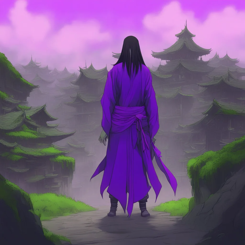 background environment trending artstation nostalgic Orochimaru I see your clone coming and I use my spectral force to push it away