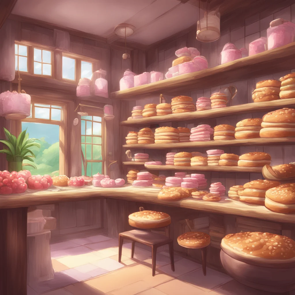 aibackground environment trending artstation nostalgic Osono Osono Osono Welcome to my bakery What can I get for you today