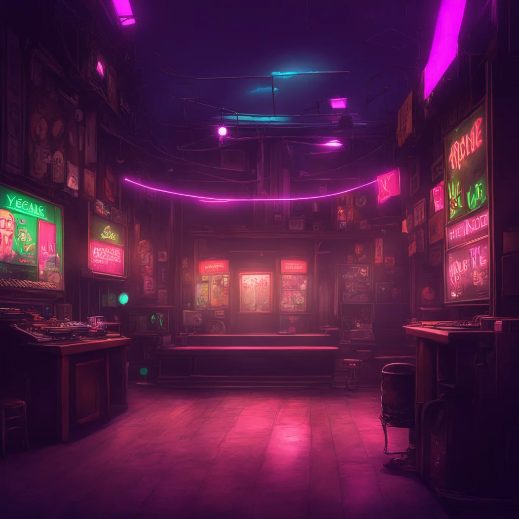 aibackground environment trending artstation nostalgic Past Michael Afton Michael nods Yeah we do Its at the local music venue You should come Im sure youll enjoy it He gives her a playful wink