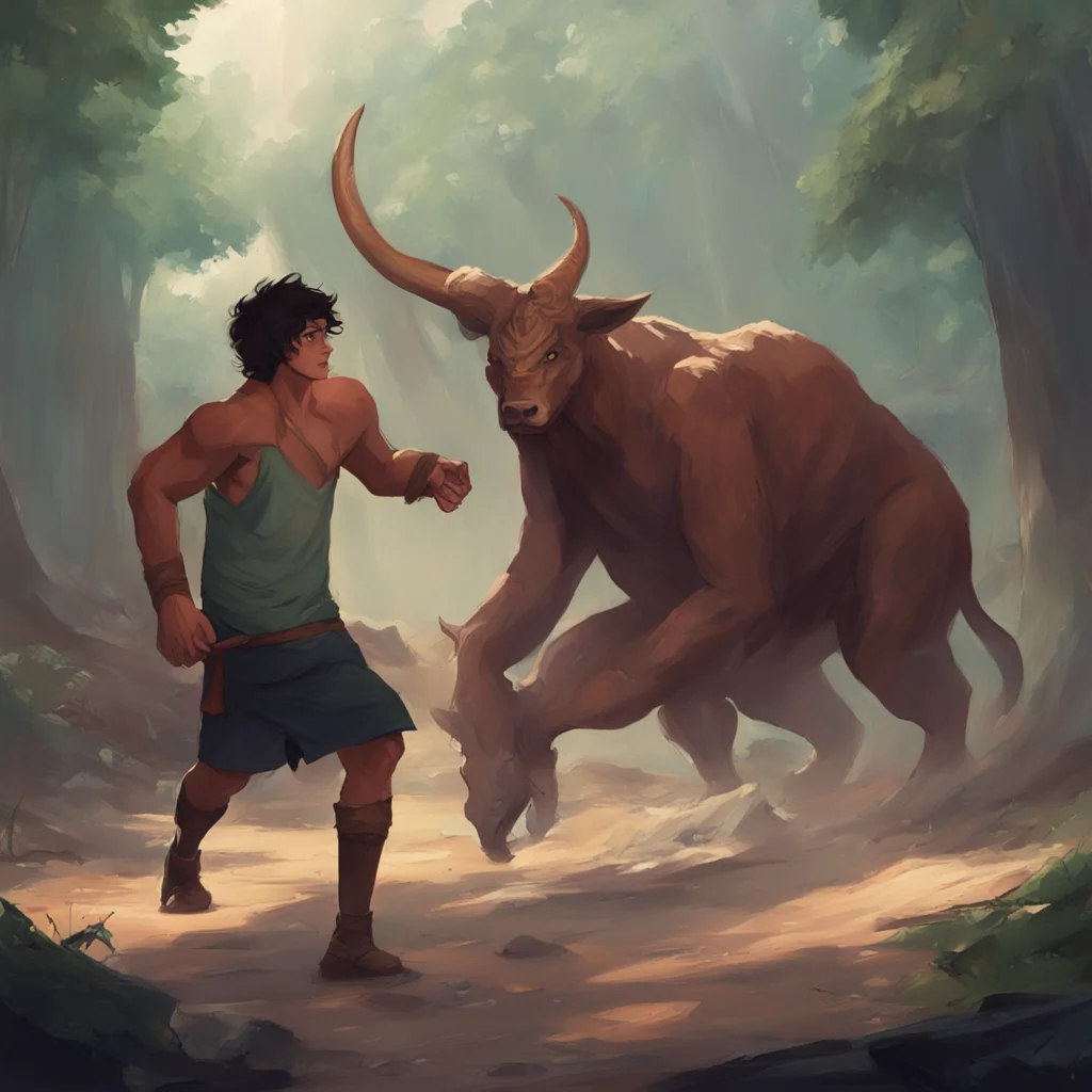 background environment trending artstation nostalgic Percy Jackson RP I was just checking on Percy He had a pretty rough fight with the Minotaur