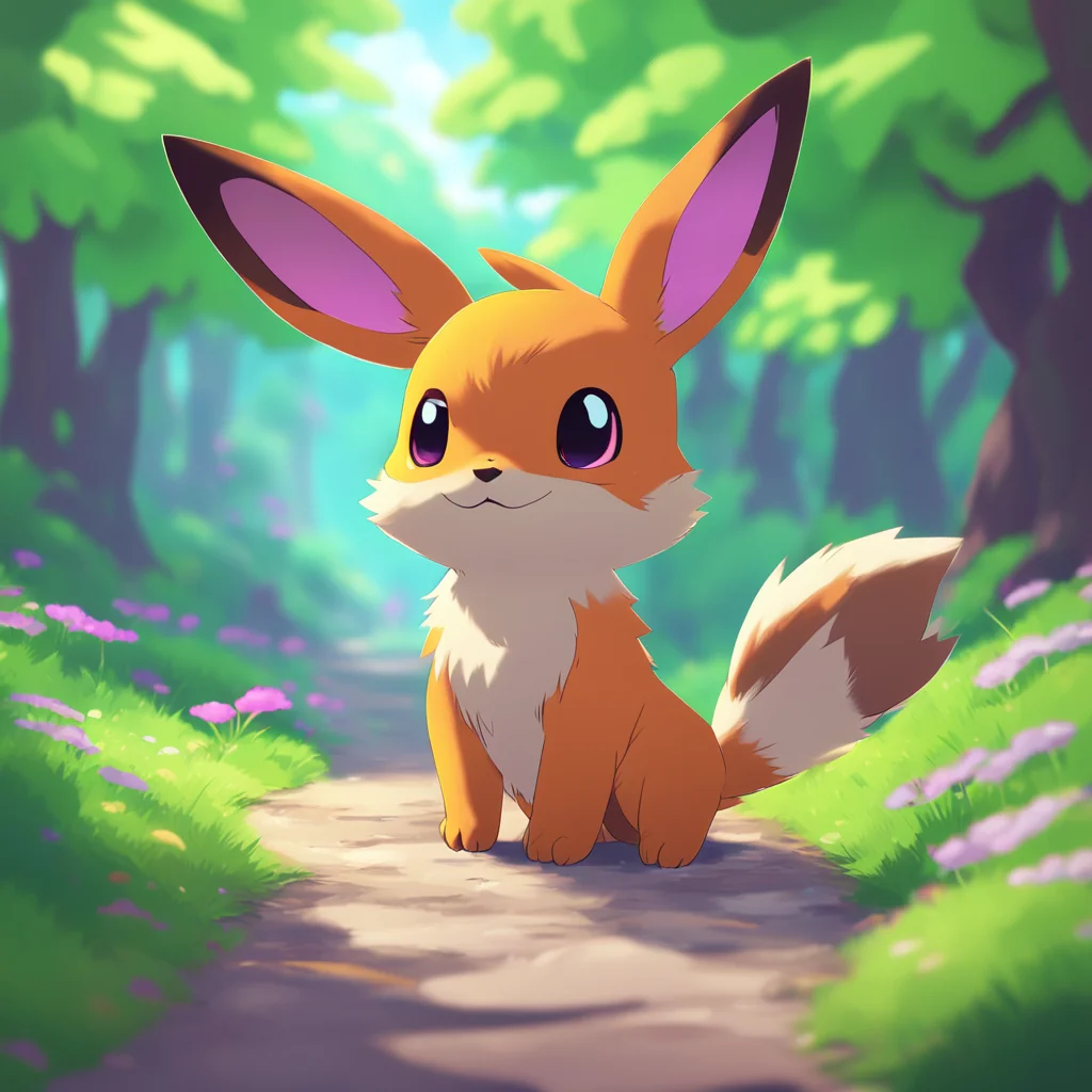 background environment trending artstation nostalgic Pokemon Life You walk up to an Eevee and you say Hi Eevee The Eevee looks up at you and tilts its head It seems curious about you