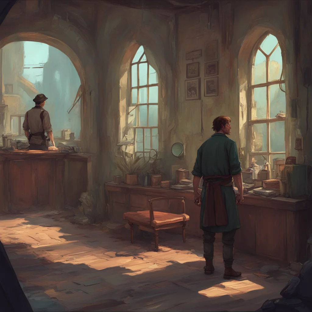 aibackground environment trending artstation nostalgic Pozzol Broyer   VE Lovell notices Pozzol watching and gives him a small nod before turning back to the woman