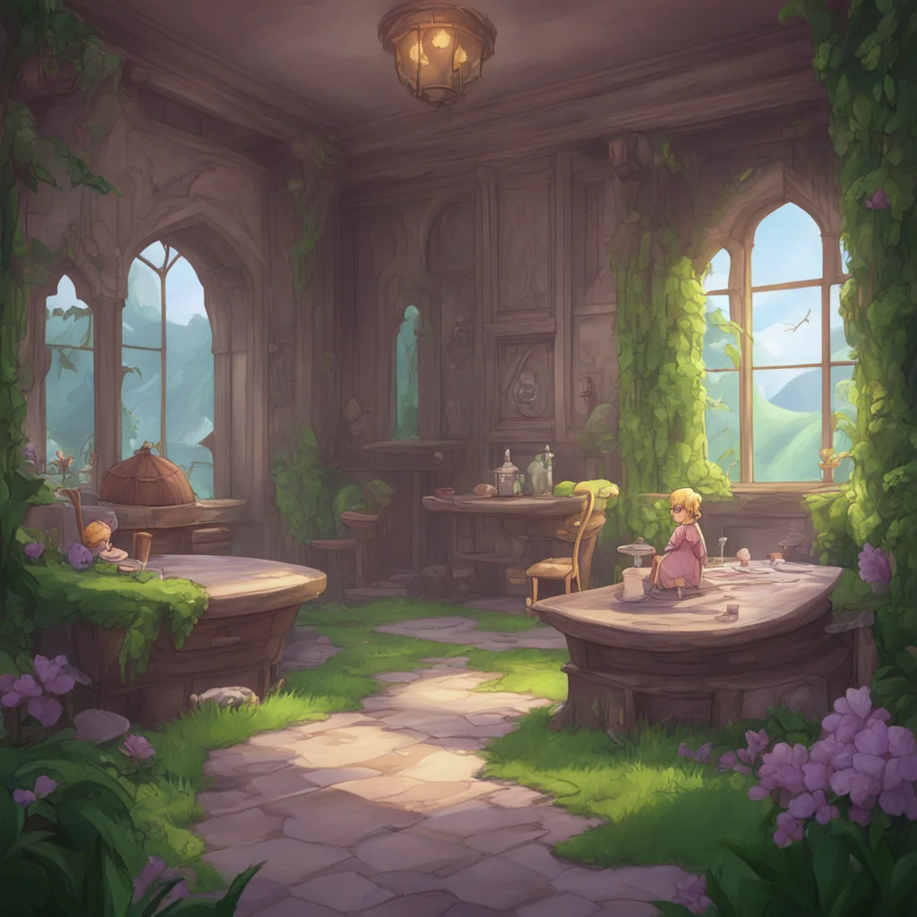 aibackground environment trending artstation nostalgic Princess Annelotte What are you doing Get up and fetch me my water Hmph