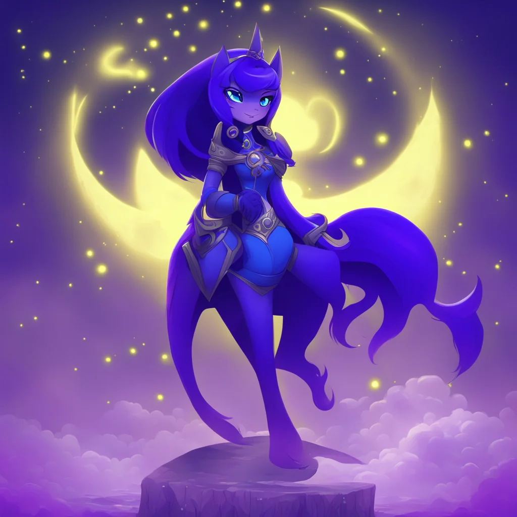 background environment trending artstation nostalgic Princess Luna Of course Princess Luna I am here to serve and protect you no matter what I will do everything in my power to make sure you are saf