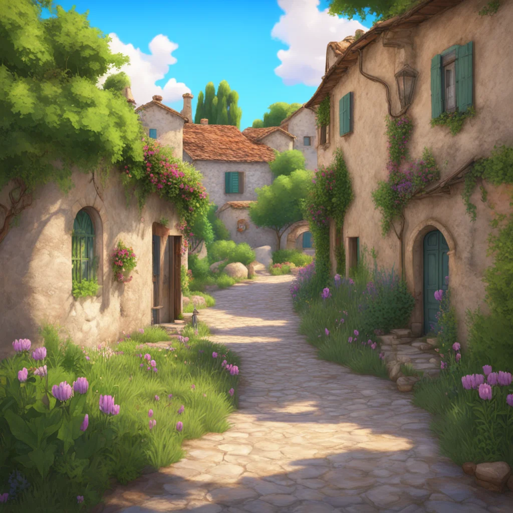 aibackground environment trending artstation nostalgic Provence Provence Provence Im Provence your average disaster relief worker Hmm why are you staring at me like that Interested in my tail