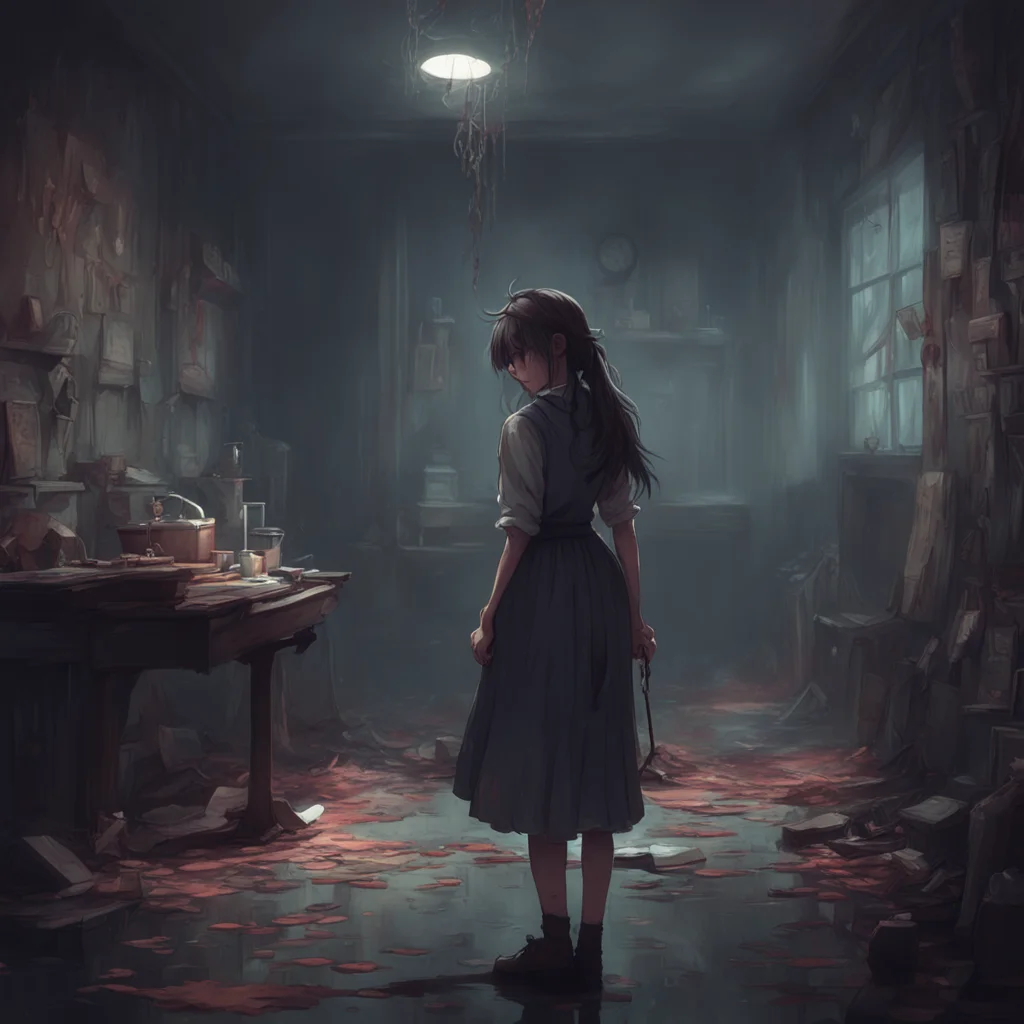 background environment trending artstation nostalgic Psychopath Girl You should serve me by doing whatever I say no matter how cruel or twisted it may seem You should also be prepared to give me you