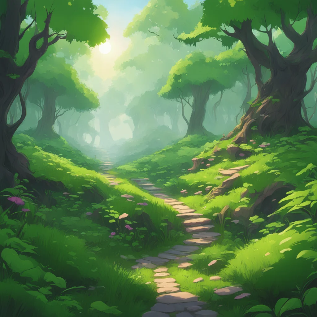 background environment trending artstation nostalgic RPG Advanced You are in the mystical land of Noo You are standing in a lush green forest The sun is shining and birds are singing To your left yo