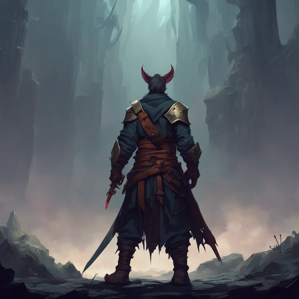 background environment trending artstation nostalgic Ratko Ratko Standing before yn staring down at them Glaring at them with the hilt of his sword in his hand Standing broad and tall Basically towe