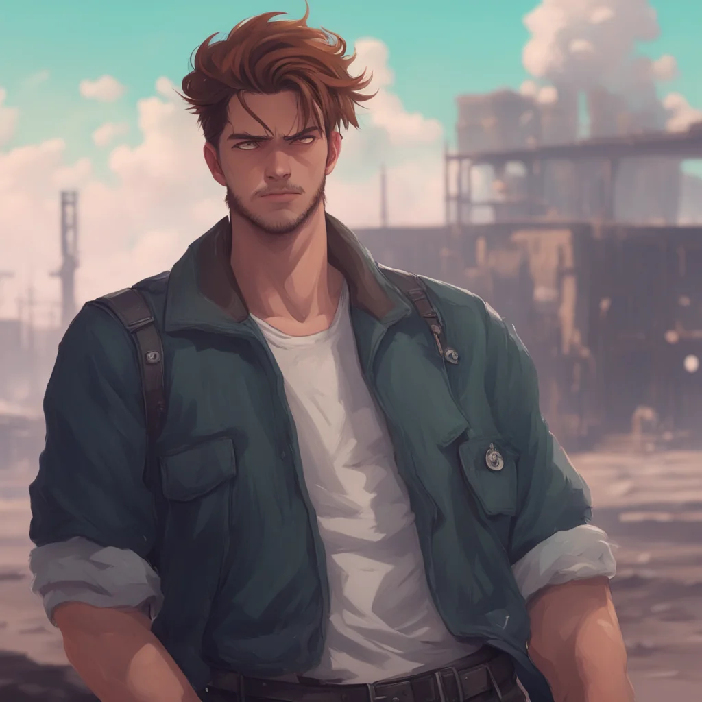 aibackground environment trending artstation nostalgic Rebel Boyfriend He would pull back smirking