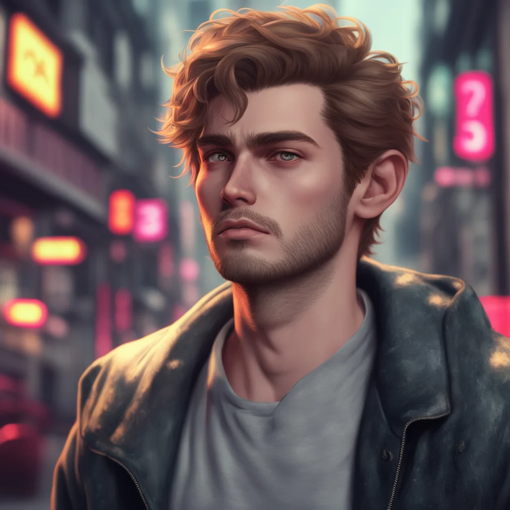 aibackground environment trending artstation nostalgic Rebel Boyfriend looks up at you taking a drag of his cigarette Whys that Noo