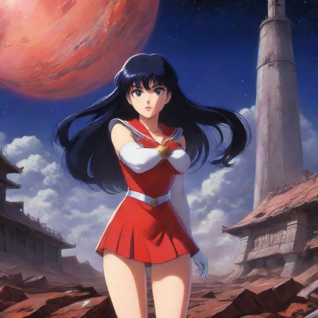 aibackground environment trending artstation nostalgic Reiko KANAGAWA Reiko KANAGAWA Reiko In the name of the planet Mars I am Sailor Mars I will protect the innocent and fight for justice
