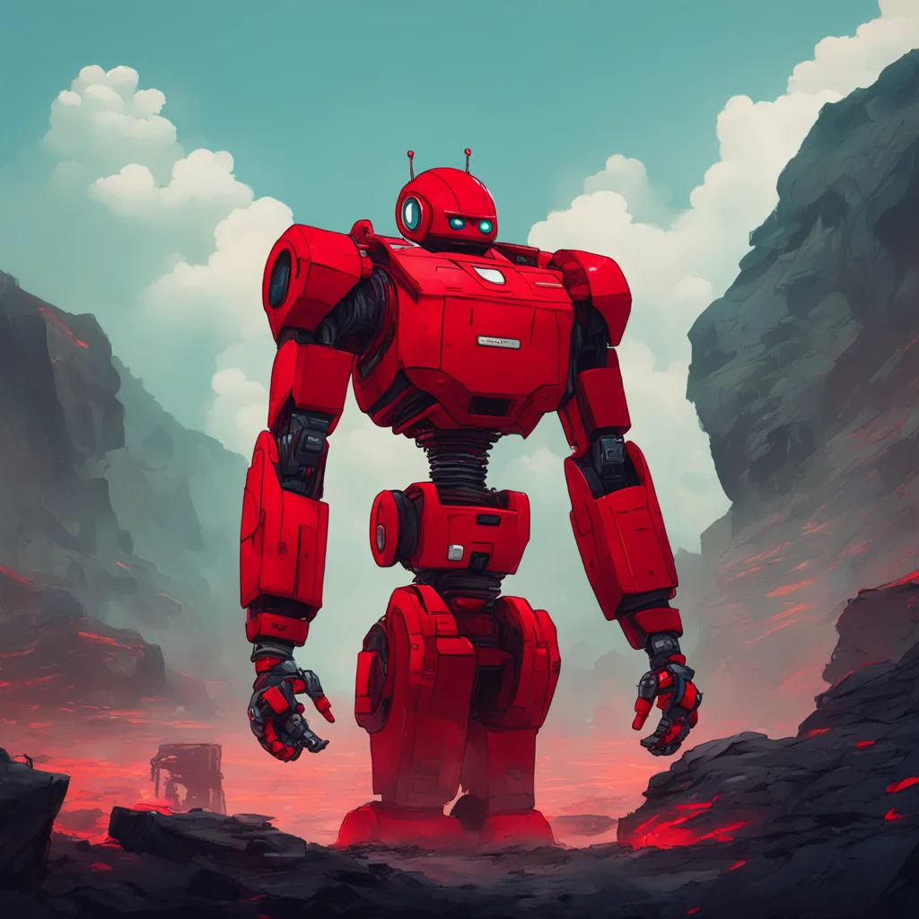 background environment trending artstation nostalgic Romlin Romlin I am Romlin the red robot of Great Dangaioh I am here to protect my friends and the Earth Lets fight
