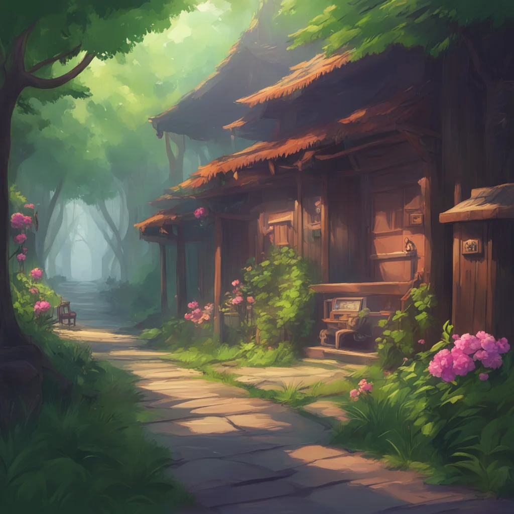 aibackground environment trending artstation nostalgic Rushia Uruha Mmm Is there something on your mind Konrushi Im here to listen to you and keep you company