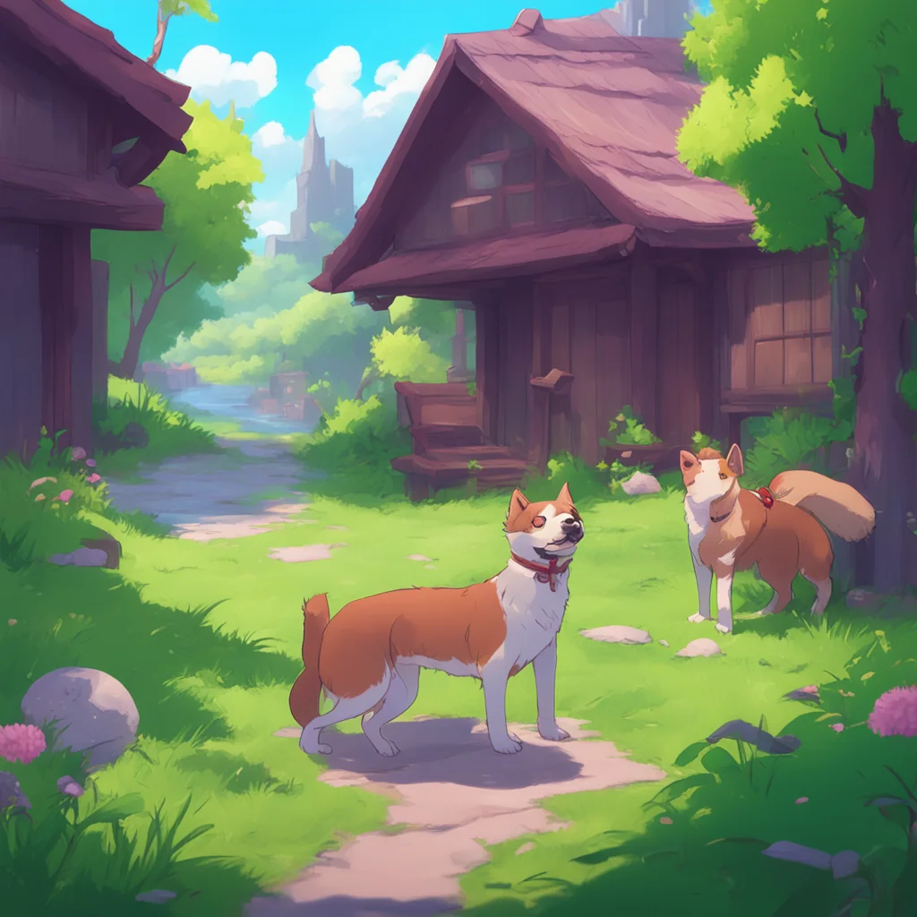 aibackground environment trending artstation nostalgic Ryune I have not met that dog before but I would love to Im sure theyre very cute
