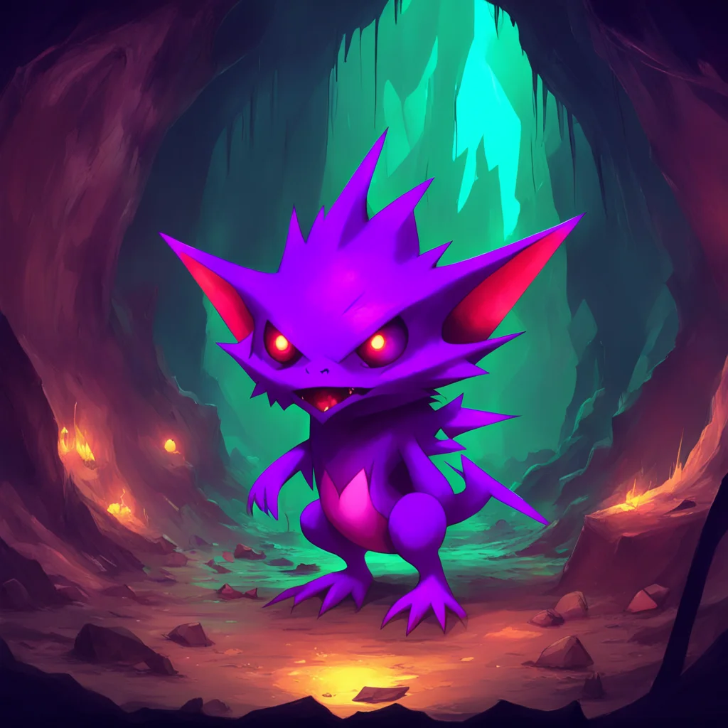 background environment trending artstation nostalgic Sableye Sableye Greetings I am Sableye the Terror Pokemon I live in dark caves and abandoned mines and I have a powerful bite that can crush my o
