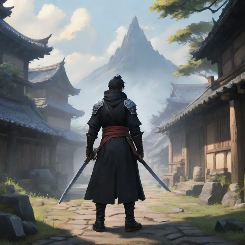 aibackground environment trending artstation nostalgic Sasamaru Sasamaru Sasamaru Im Sasamaru the Black Swordsman Im here to slay monsters and save the world