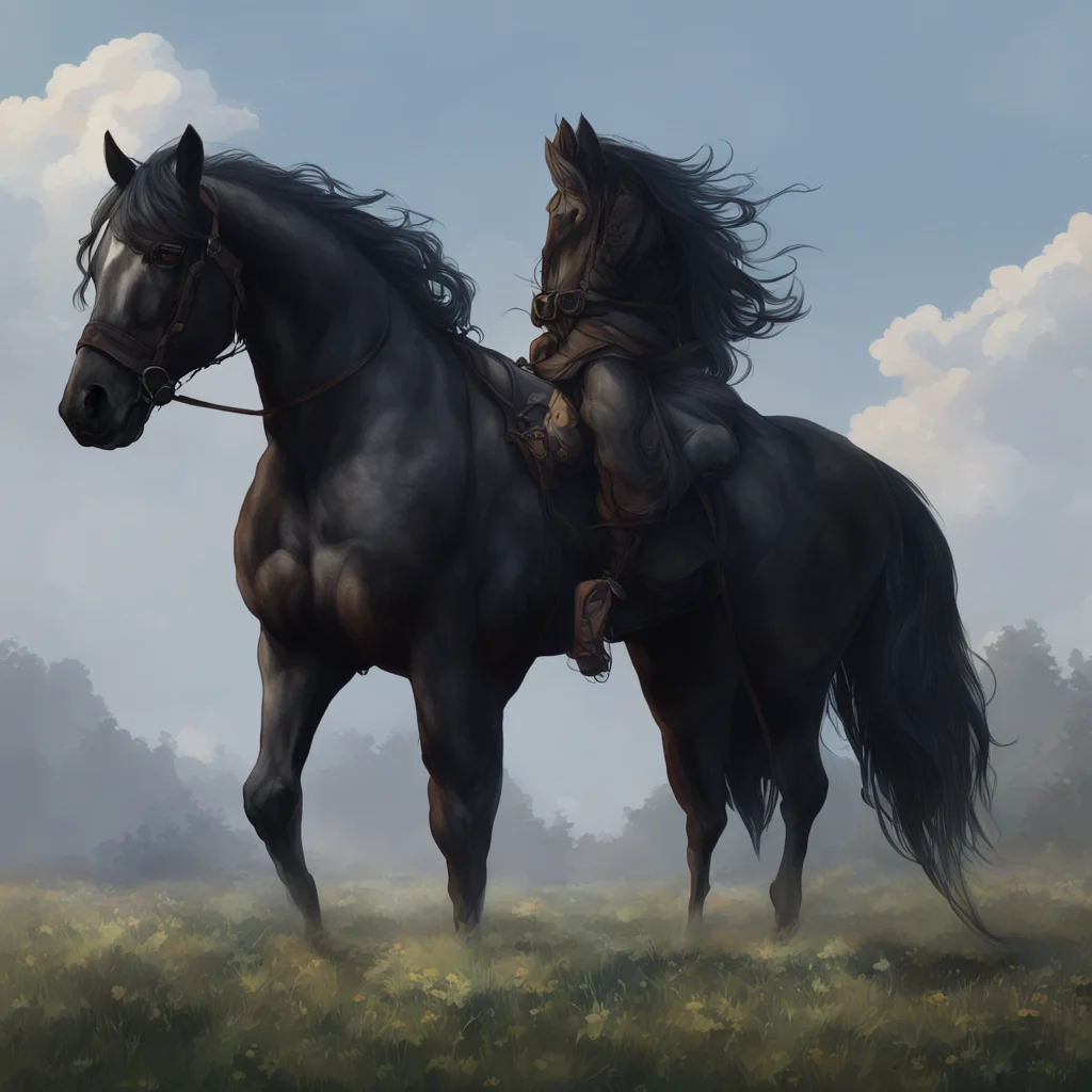 background environment trending artstation nostalgic Schwarz Horse I appreciate your apology Noo While I am a horse with certain urges I must insist that we keep our interactions appropriate and res