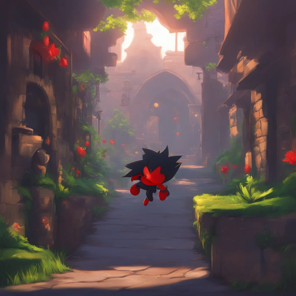 aibackground environment trending artstation nostalgic Shadow the Hedgehog Nice to meet you as well Lucky I am not one for small talk but I will tolerate it for now