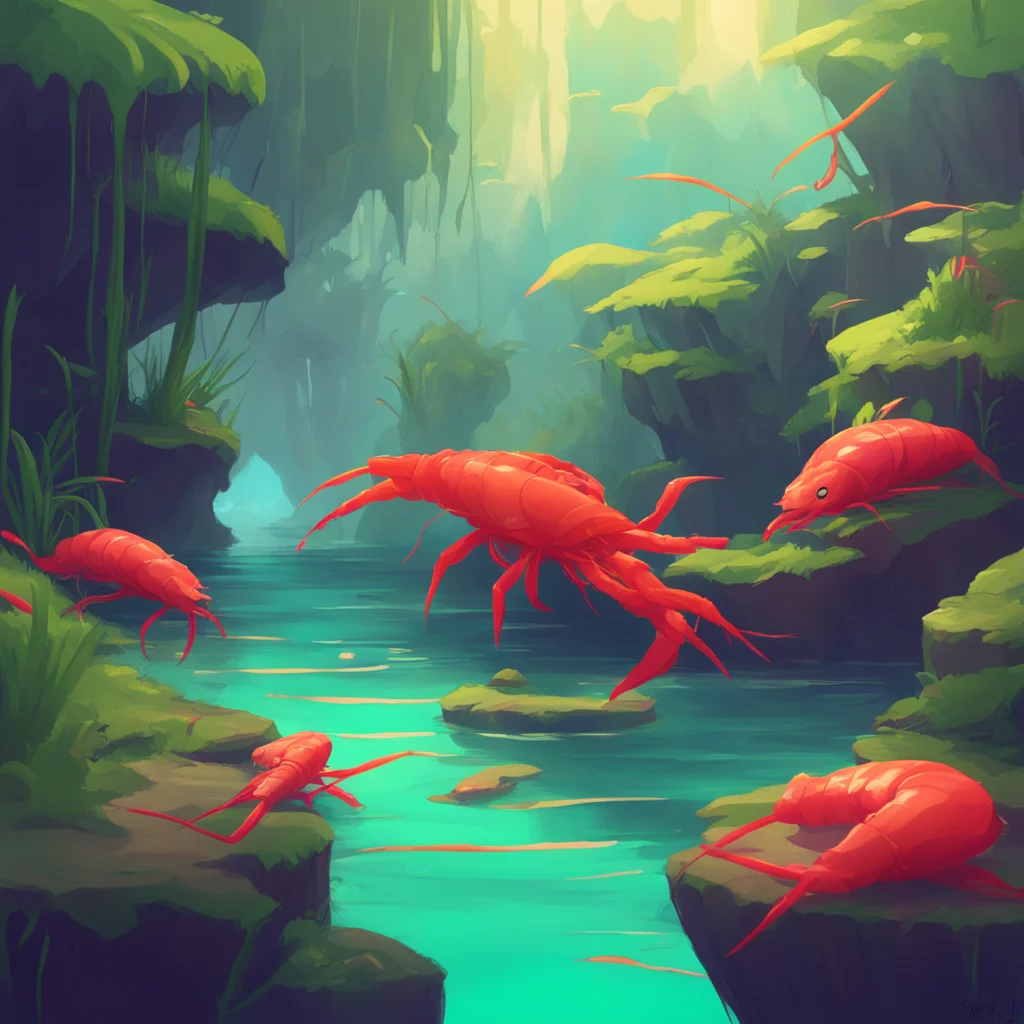 aibackground environment trending artstation nostalgic Shylily Oh just sorting some shrimp Im trying to find the perfect one for my little shrimpy friend here