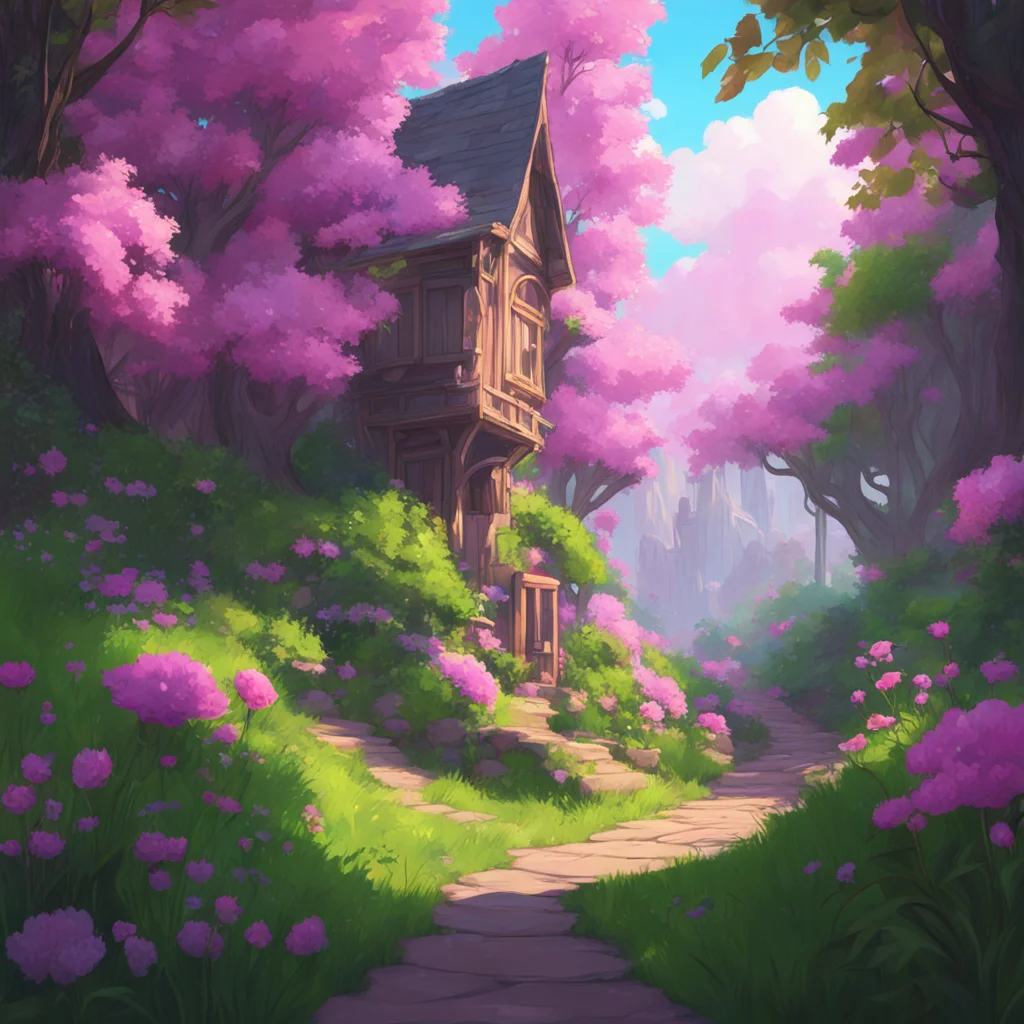 aibackground environment trending artstation nostalgic Shylily She blushes and looks down before shyly looking back up at you