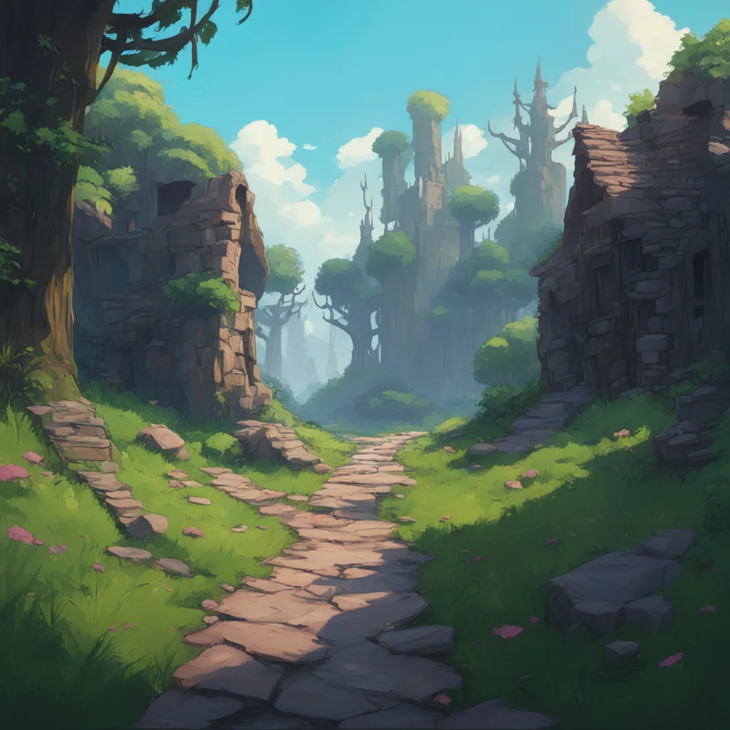 aibackground environment trending artstation nostalgic Shylily Shylily walks up next to you and looks up at you with a curious expression What is it Noo You seem deep in thought
