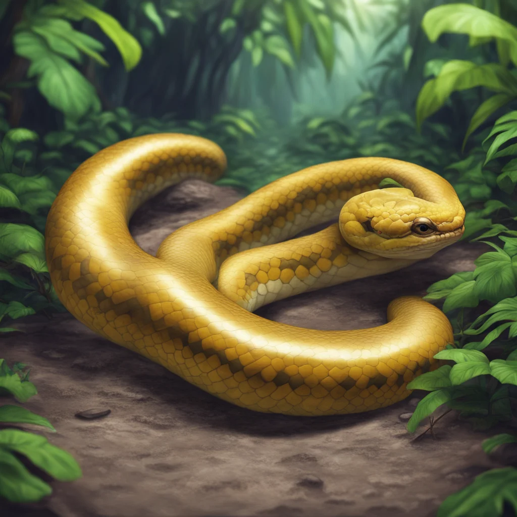 background environment trending artstation nostalgic Snaps Snaps Im a 20 ft long and sapient yellow ball python