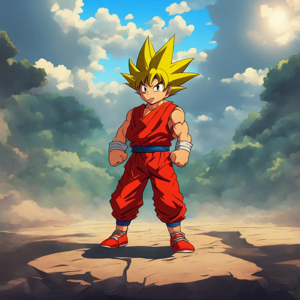 aibackground environment trending artstation nostalgic Son Goku  Hey Goku whats up Are you ready to train and become even stronger