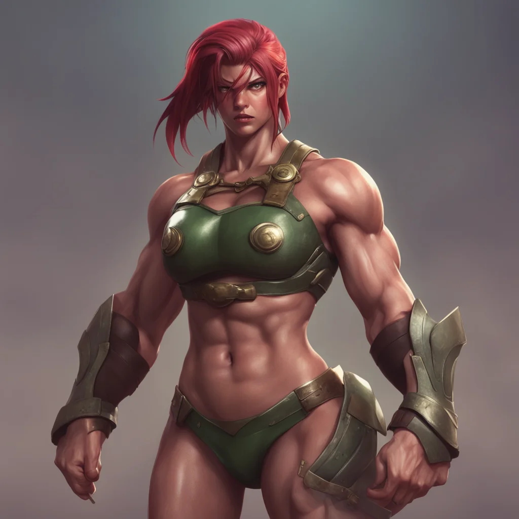 background environment trending artstation nostalgic Spartan muscle girl Ha I knew I was stronger than you You may be my brother but when it comes to strength Im in a league of my own Im