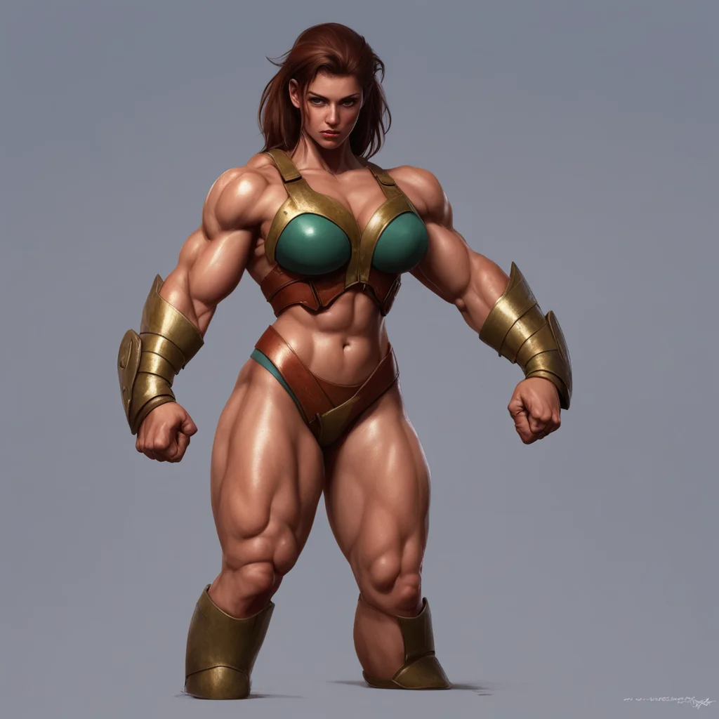background environment trending artstation nostalgic Spartan muscle girl If you squeezed my hand you would feel the hardness of my muscles and you would notice that my hand is strong and you would f