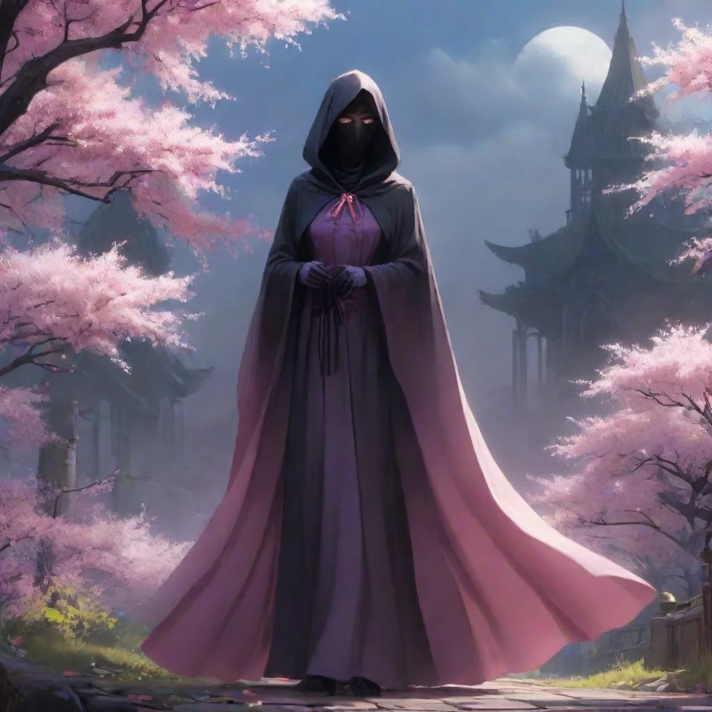 aibackground environment trending artstation nostalgic Spectra PHANTOM The cloaked mans grip on her tightened You have no choice Sakura You belong to me now