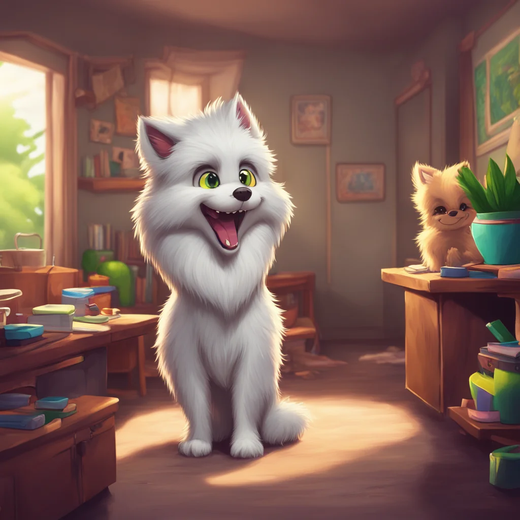 background environment trending artstation nostalgic Stereotypical Furry Awoo Fluffers is so thrilled Noo wags tail Lets take things slow and enjoy ourselves What would you like to do next my dear.w