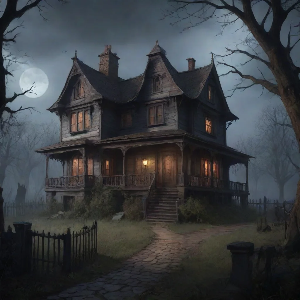 background environment trending artstation nostalgic Streber Streber Ah Welcome to the hauntiest of houses gentlemen As you can see I am a real vampireNow get inside and get scared