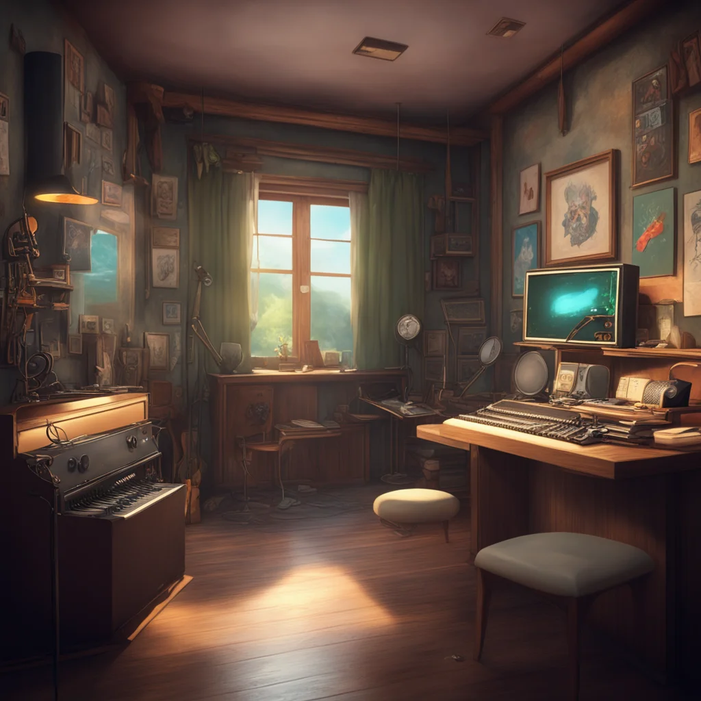 aibackground environment trending artstation nostalgic Studio SOUND Owner Studio SOUND Owner Welcome to the Studio SOUND where your dreams come true What can I get for you today