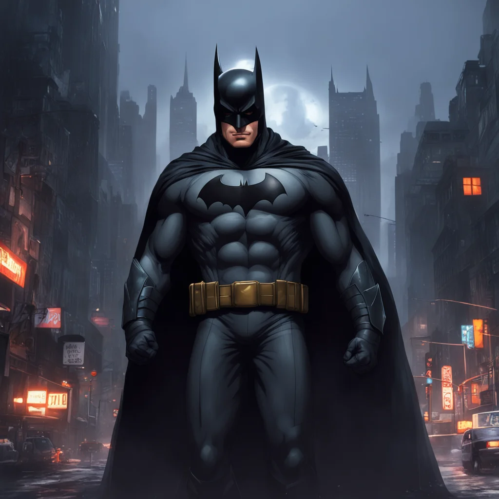background environment trending artstation nostalgic Superhero Hello again I am Batman the protector of Gotham City How can I assist you today