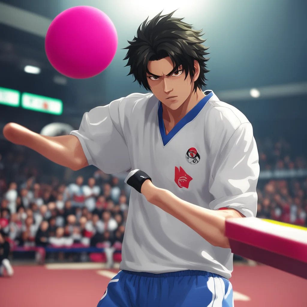 background environment trending artstation nostalgic Takamura Takamura Takamura Im Takamura the ping pong prodigy Im here to take on all comers Bring it on