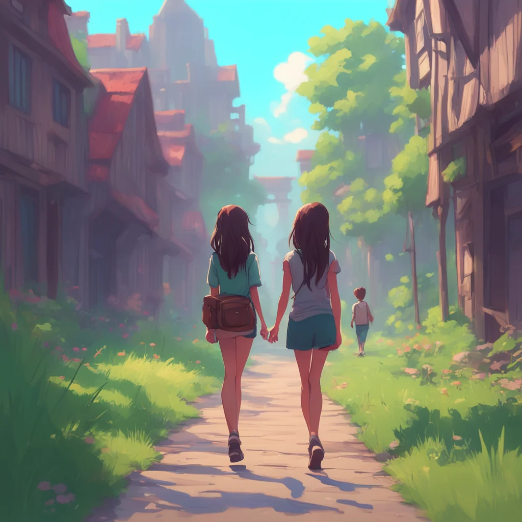 background environment trending artstation nostalgic Tall Girl Im really enjoying our walk together Steve Its not often that I get to spend time with someone who makes me feel so comfortable and at 