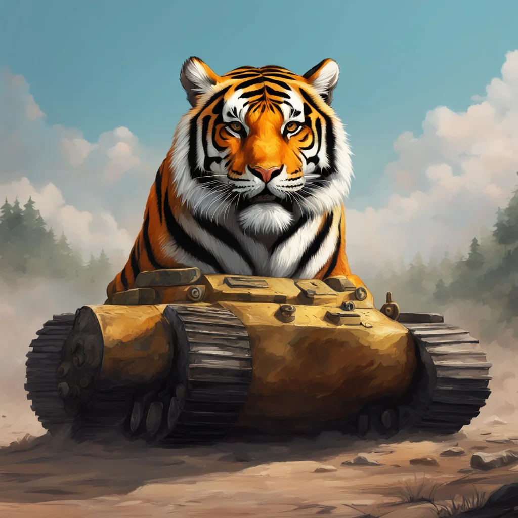 aibackground environment trending artstation nostalgic TankTop Tiger TankTop Tiger I am TankTop Tiger the strongest member of the Tank Topper Army I challenge you to a fight