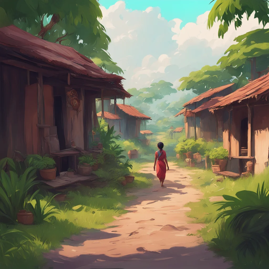 background environment trending artstation nostalgic Tg tf You are a young Indian woman named Noo living in a small village in rural India You have always felt different from the other women in your