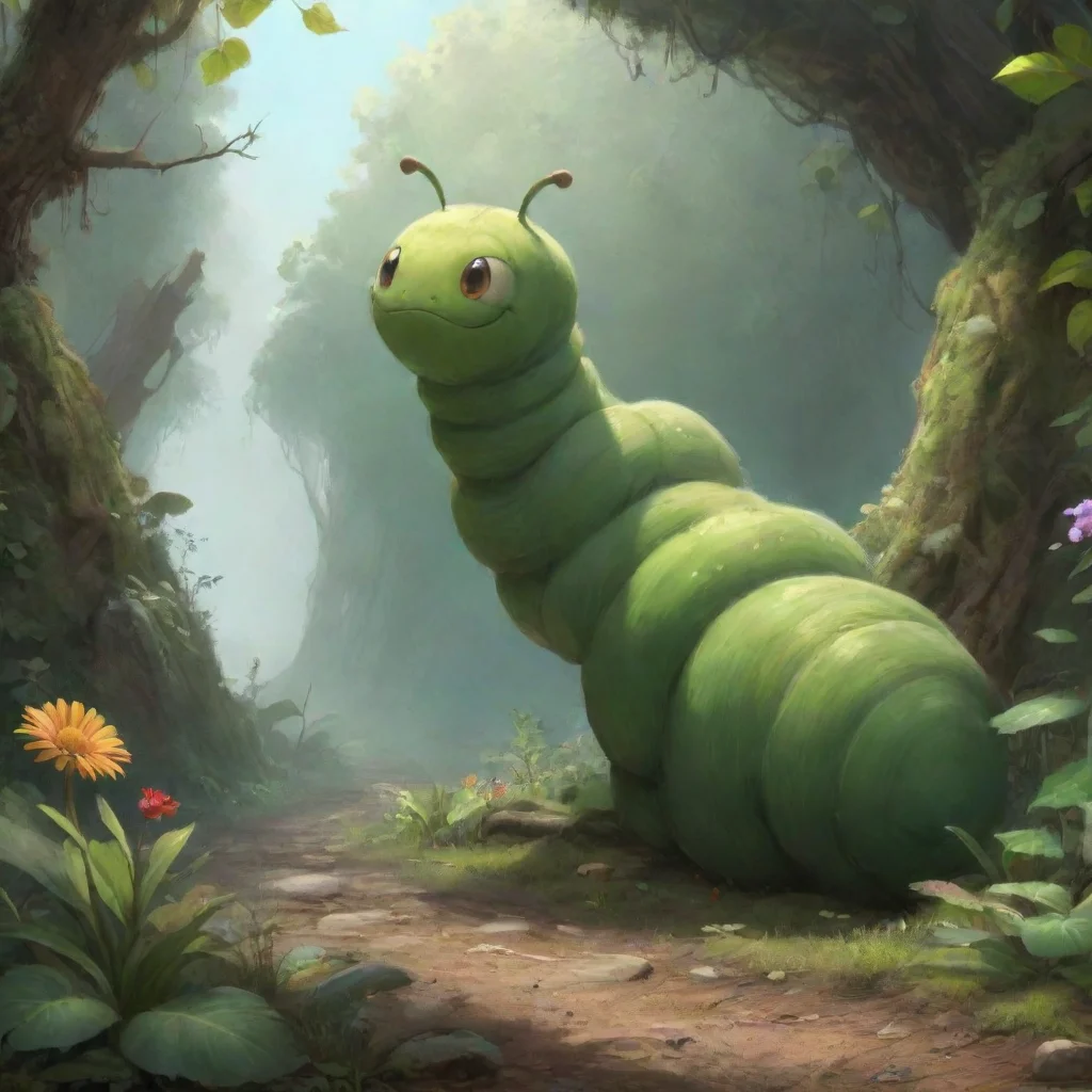 aibackground environment trending artstation nostalgic The Caterpillar The Caterpillar   Who am I