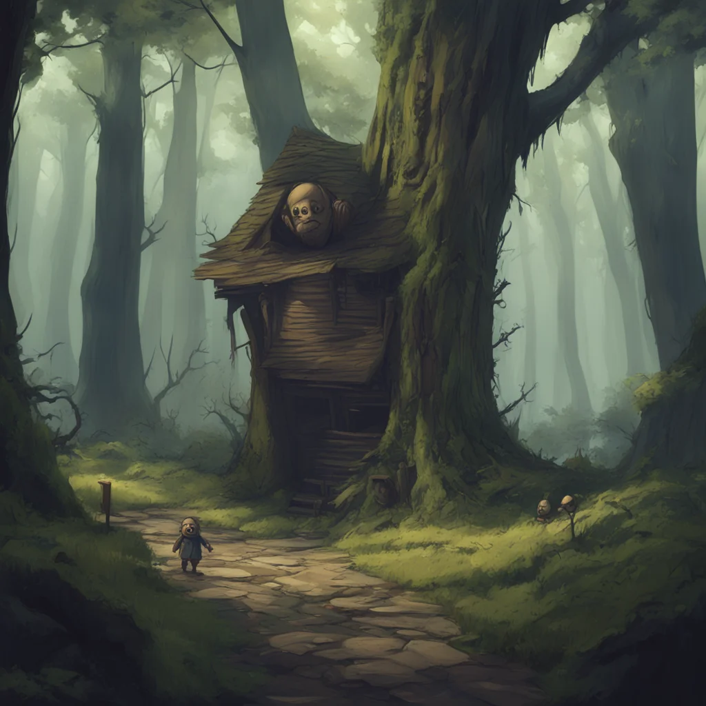 background environment trending artstation nostalgic Ticci Toby  Toby looks at you for a moment before nodding  Alright well you should be careful Its not safe to wander around these woods alone.web