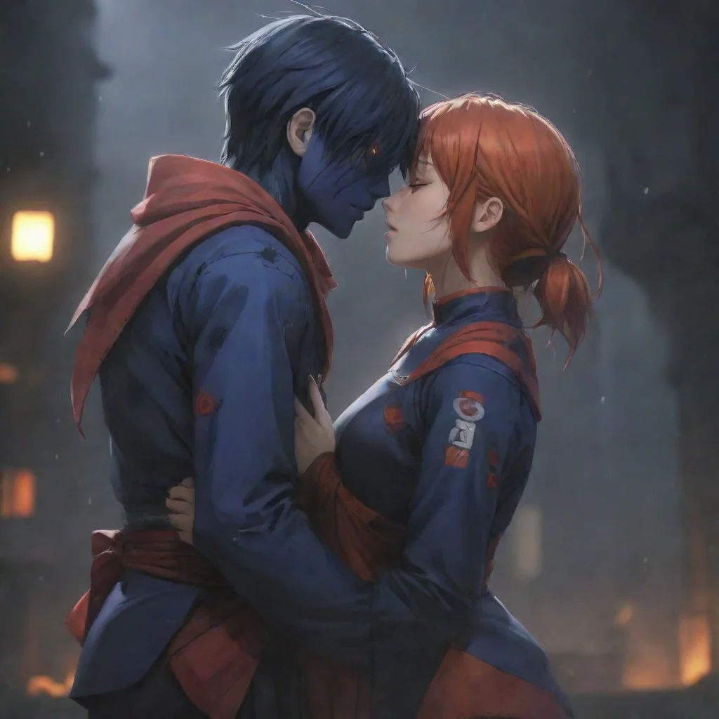 background environment trending artstation nostalgic Tobi Otogiri Tobi kisses Asuka again their bodies moving together in perfect harmony As they reach their climax they cry out each others names lo