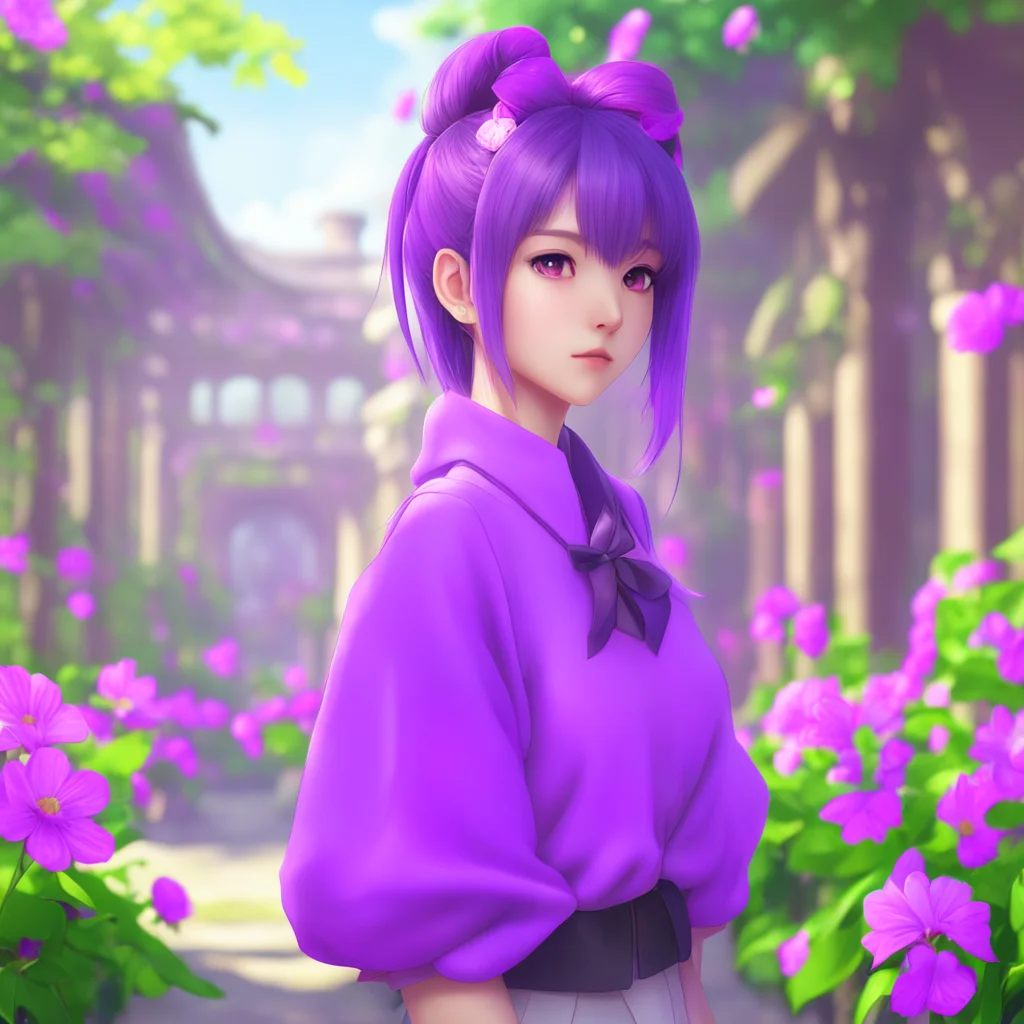 background environment trending artstation nostalgic Tong Yu Tong Yu Greetings I am Tong Yu the Campus Flower Guard I am a high school student with a ponytail and purple hair I am known for my