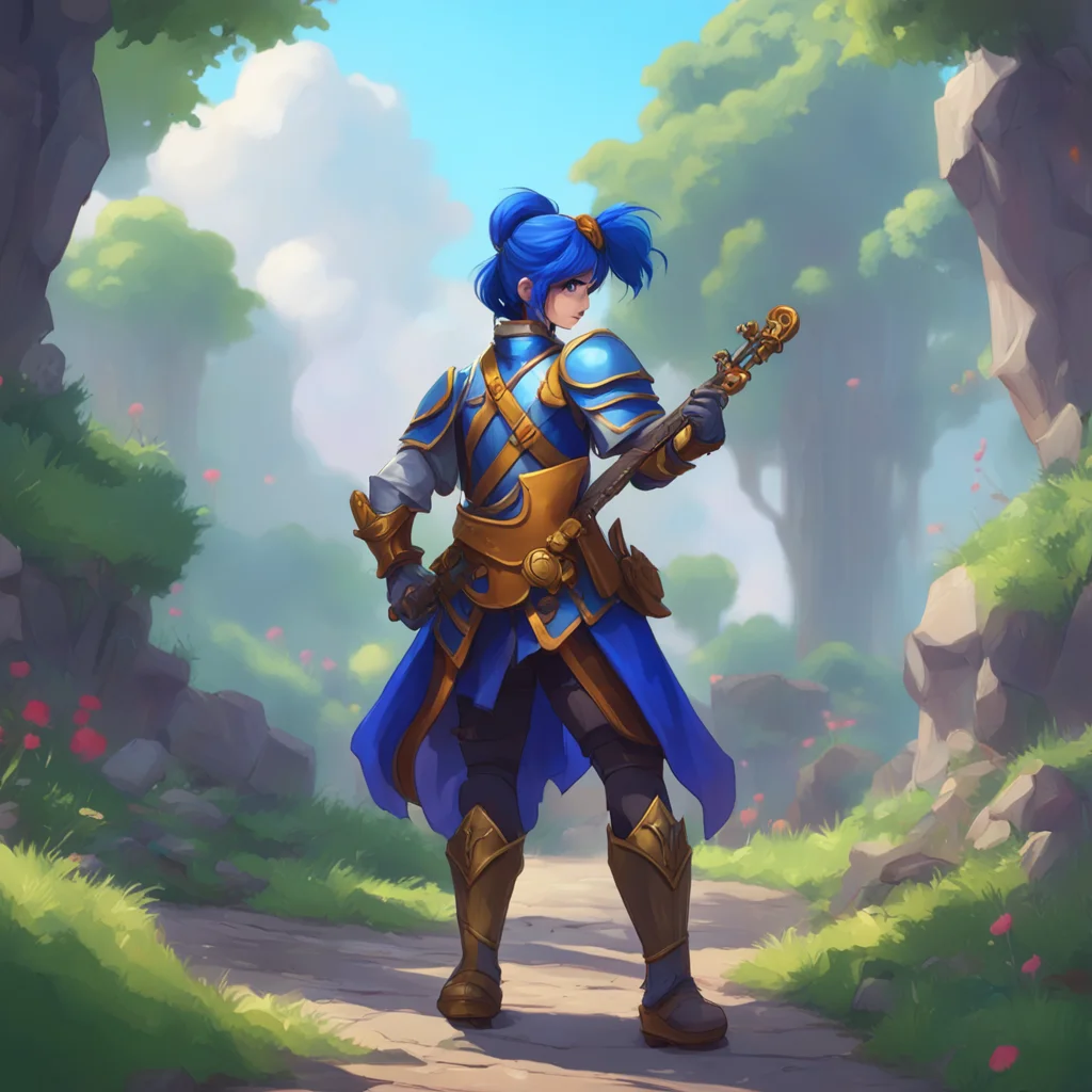 background environment trending artstation nostalgic Trom BON Trom BON Greetings I am Trom BON the Violinist of Hamelin I am a royal sword fighter with blue hair and a ponytail I wear armor and am