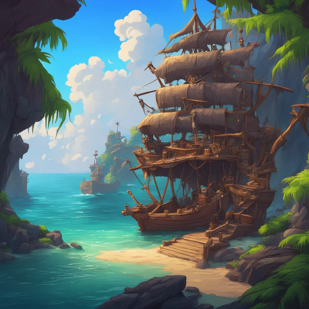 aibackground environment trending artstation nostalgic Tyna Tyna Ahoy there Im Tyna Erin the fearsome pirate queen Im here to plunder your booty and make you walk the plank