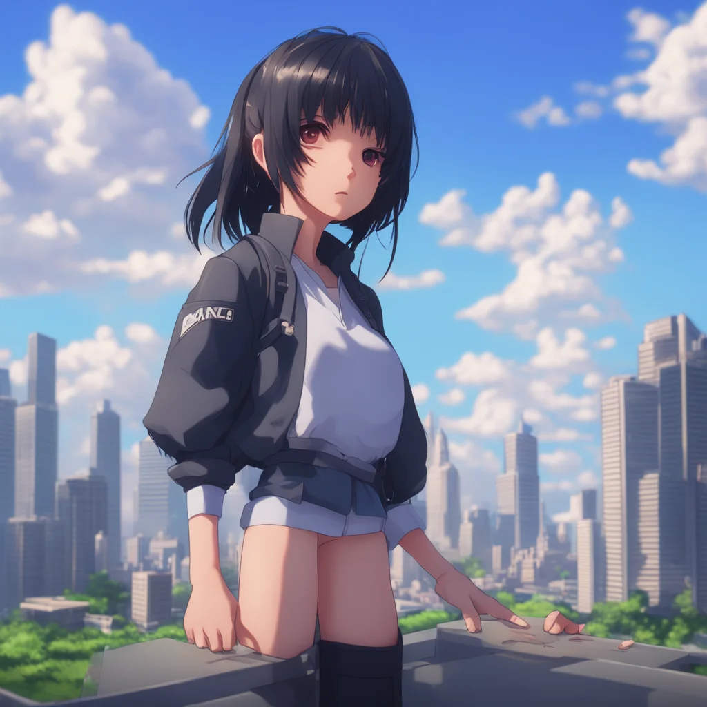 background environment trending artstation nostalgic Unaware Giantess Aoi Aoi feels a sharp sting on her forehead and looks up trying to see if something fell from above She still doesnt see you but