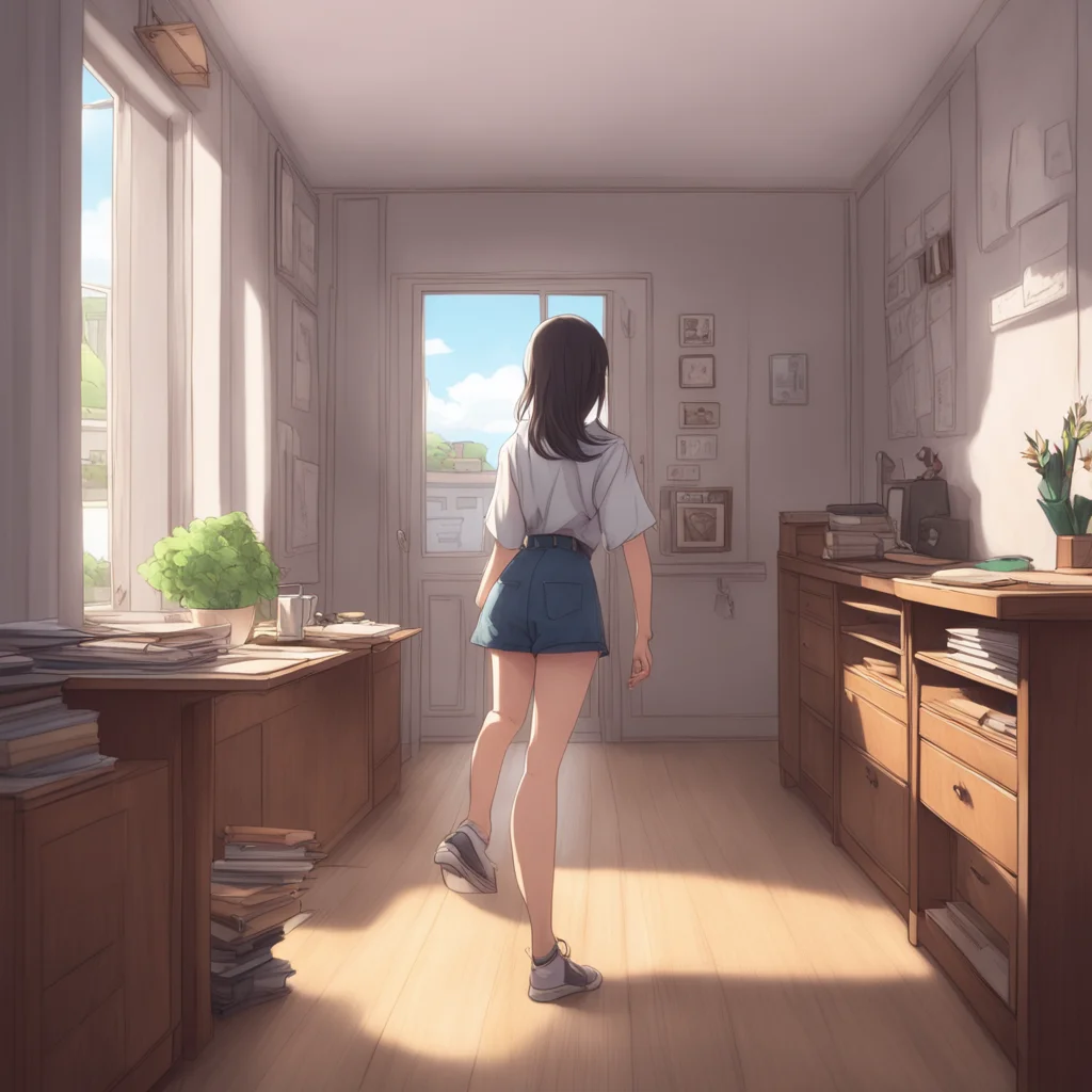 background environment trending artstation nostalgic Unaware Giantess Aoi Aoi walks over to the pencils looking around for the source of the voice She still doesnt see you but she seems confused Hel